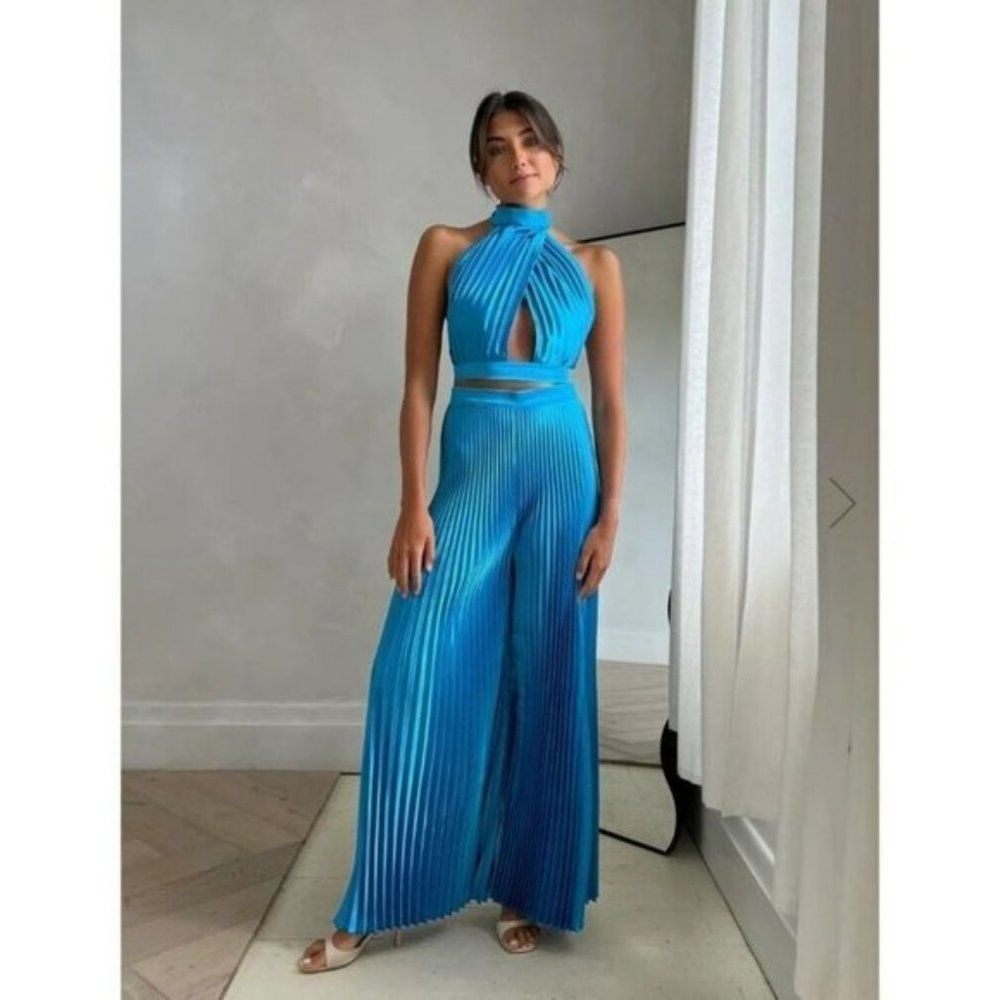 Lidee Bisou Pants Cloud Blue size 8 BNWT